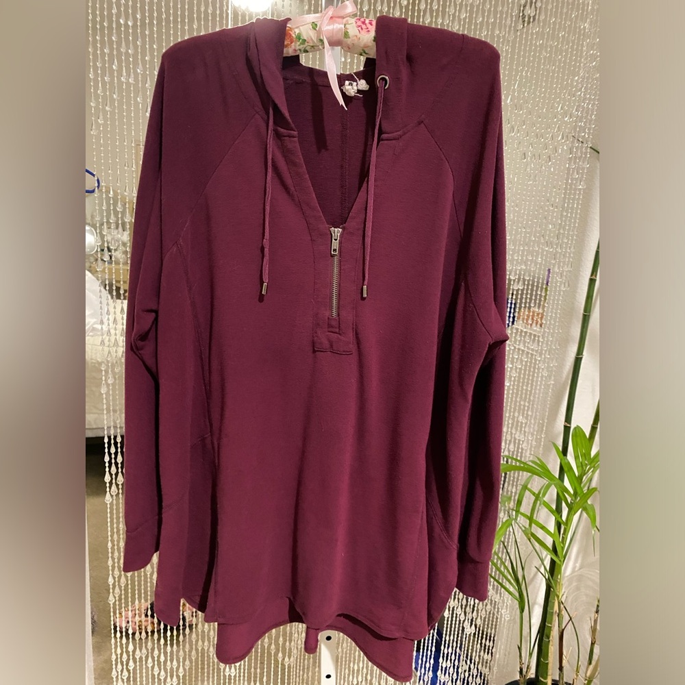 OVERSIZED LONG SLEEVE HOODIE - Picture 3 of 5